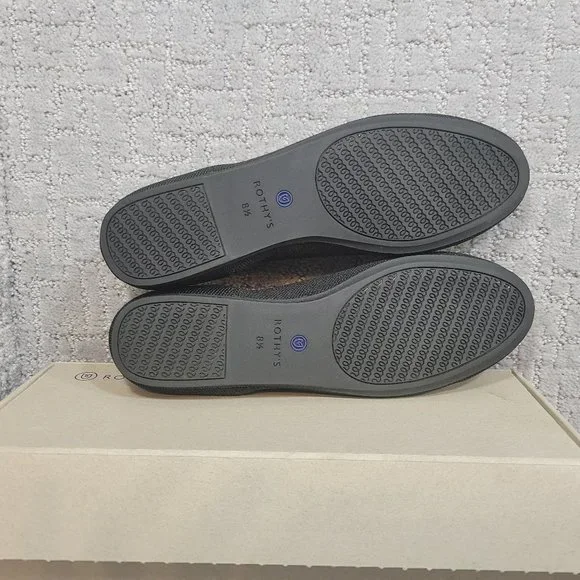 ROTHY’S Women's Size 8.5, 10.5 Black Solid Classic Round Toe Slip On Flat - Picture 8 of 12